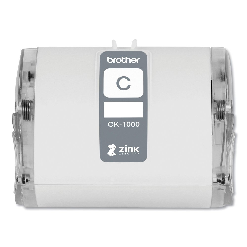 Brother Genuine CK-1000~2 (1.97) 50 mm Wide x 6.5 ft. (2 m) Cleaning Roll for Brother VC-500W Label and Photo Printers