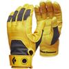 BLACK DIAMOND Transition Gloves | Goat Leather Palm | Breathable Stretch Fabric | Durable Rope Handling Gloves for Belay & Rappelling | Natural | Extra Large view 1