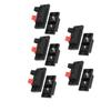Aexit 10Pcs One Cables & Interconnects Row 1 Black 1 Red 2 Position Speaker Terminal Power Cables Plate 53x24mm view 1