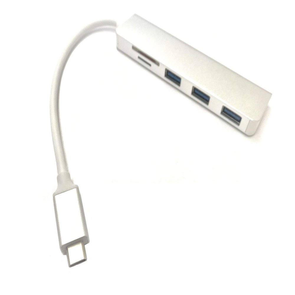 Micro SATA Cables USB 3.1 Type C to USB HUB Card Reader 5 in 1