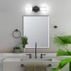 Gatco 4243BMX Latitude II Toilet Paper Holder, Wall Mounted Bathroom Tissue Holder, Matte Black view 3