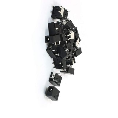 Aexit 20 Pcs Cables & Interconnects Vertical Panel Mounted 4 Pin 1.3x3.5mm Power Jack Power Cables DC Socket