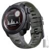 NotoCity for Garmin Instinct Band, Soft Silicone Replacement Watch Strap Compatible with Garmin Instinct 2/ Solar/Tactical (Camo Army Green) view 1