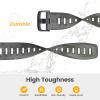 NotoCity for Garmin Instinct Band, Soft Silicone Replacement Watch Strap Compatible with Garmin Instinct 2/ Solar/Tactical (Camo Army Green) view 2