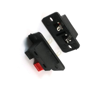 Aexit 2 Pcs Cables & Interconnects Push Type Speaker Terminals Board Connector Power Cables 38x19mm WP2-3B