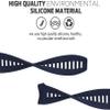 NotoCity for Garmin Instinct Band, Soft Silicone Replacement Watch Strap Compatible with Garmin Instinct 2/ Solar/Tactical(Dark Blue) view 2