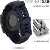 NotoCity for Garmin Instinct Band, Soft Silicone Replacement Watch Strap Compatible with Garmin Instinct 2/ Solar/Tactical(Dark Blue) view 3