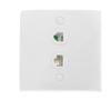 Aexit RJ11 Telephone Distribution RJ45 Network Socket Double Outlet Wall Plate Wall Plates & Connectors Module Set view 1
