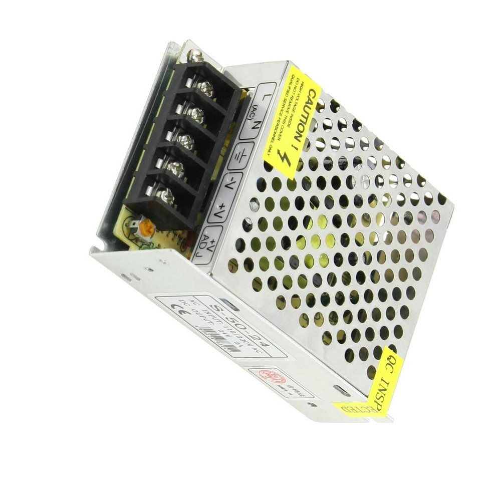Aexit S-50-24 Aluminum Power Protection Housing Output DC 24V 2A 50W LED Uninterrupted Power Supply (UPS) Power Supply