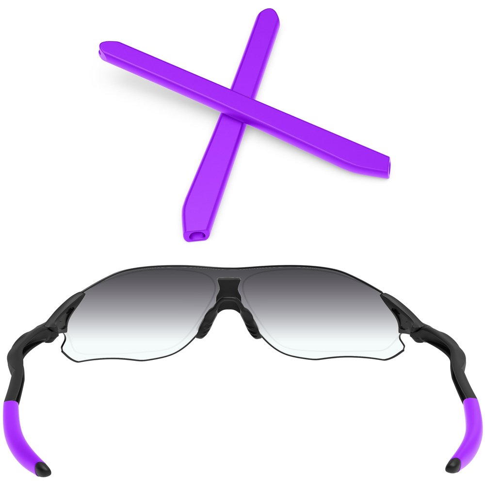 ToughAsNails Purple Replacement Earsocks for Oakley EV-Zero Range/Path/Pitch/Stride/Blades/Ascend/Swift Sunglasses