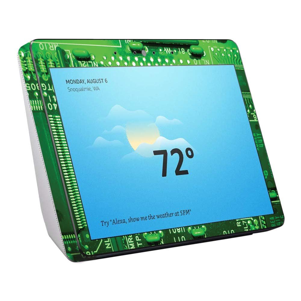 MightySkins Skin Compatible with Amazon Echo Show (2nd Gen) - Circuit Board | Protective, Durable, and Unique Vinyl Decal wrap Cover | Easy to Apply, Remove, and Change Styles | Made in The USA