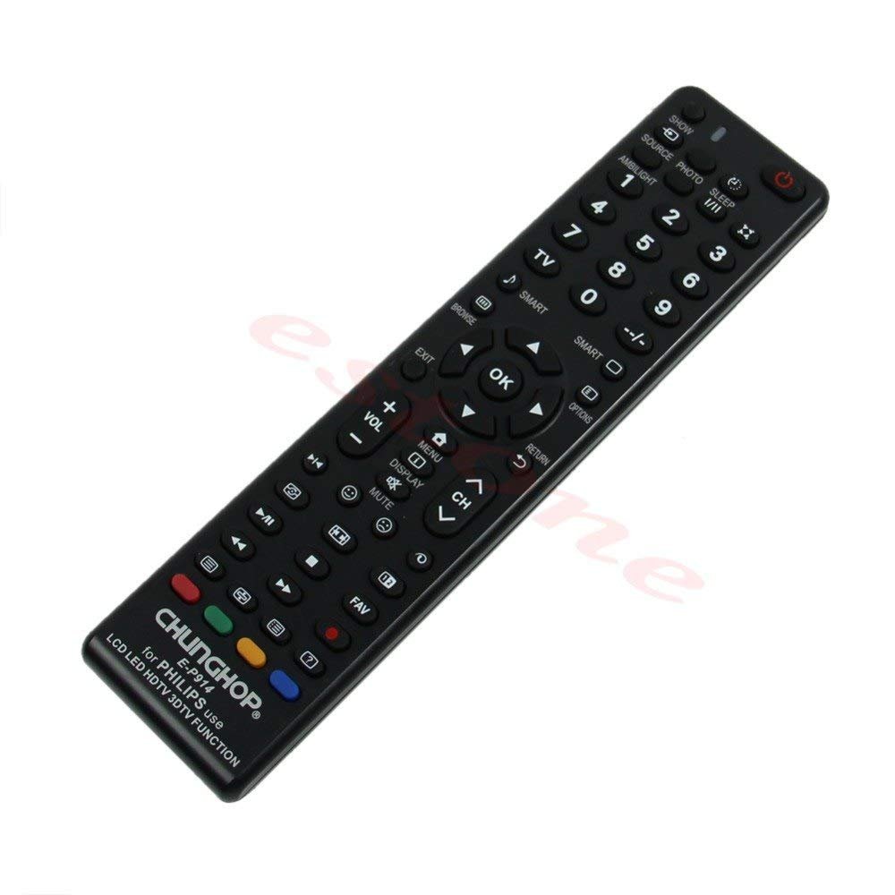 1 PC Universal Remote Control E-P914 for Philips Use LED LCD HDTV 3DTV Function
