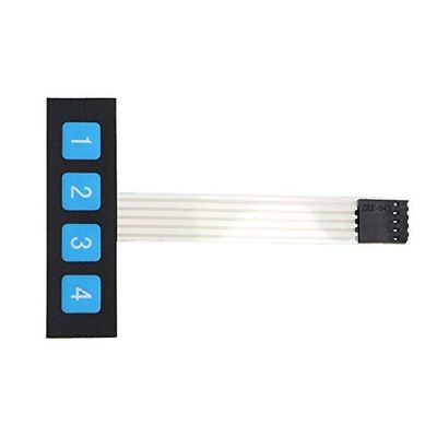 1x4 Matrix Array 4 Key Membrane Switch Keypad Keyboard 1x4 Keys