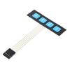 1x4 Matrix Array 4 Key Membrane Switch Keypad Keyboard 1x4 Keys view 3