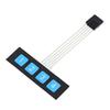 1x4 Matrix Array 4 Key Membrane Switch Keypad Keyboard 1x4 Keys view 4