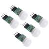 5 x Mini IR Infrared Pyroelectric PIR Body Motion Human Sensor Detector Module view 3