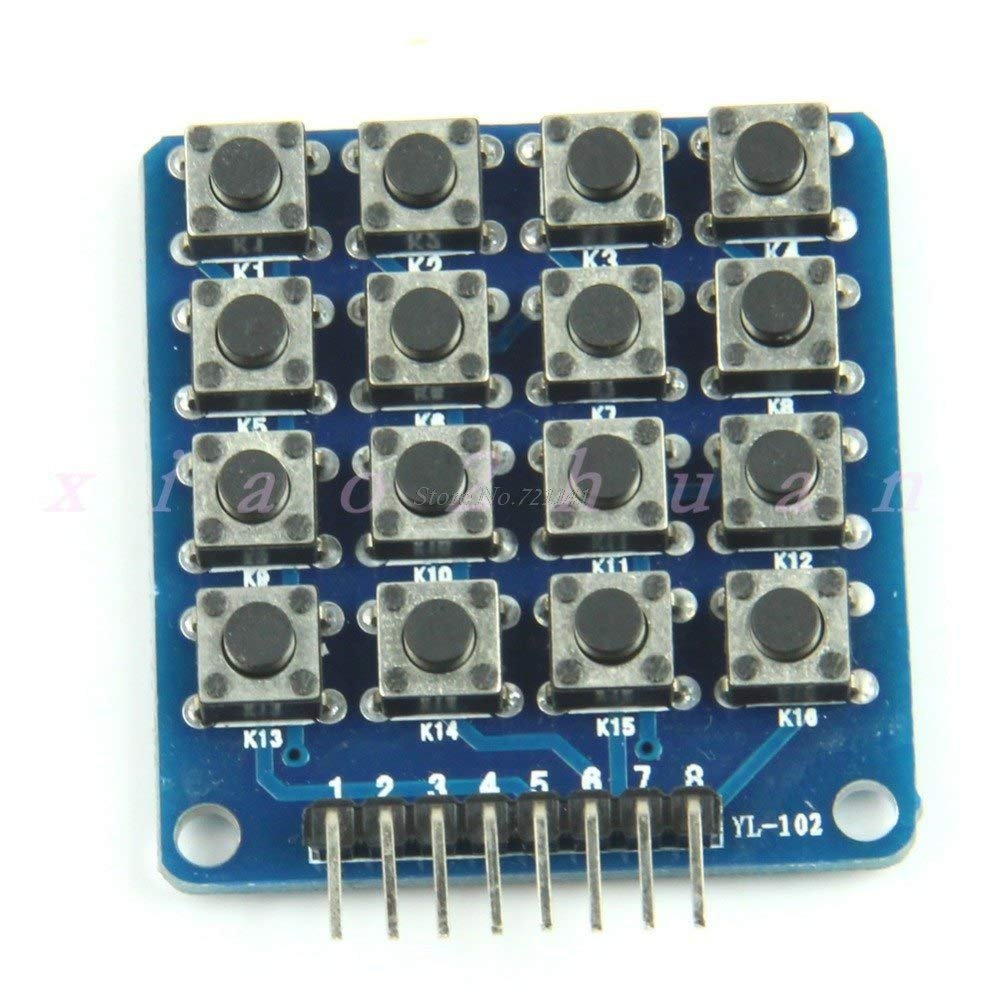 5pcs lot 4x4 Matrix Keypad Keyboard Module 16 Botton mcu