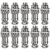 Clyxgs 5-Core Aviation Plug Connector Male Female 16mm Panel Mount Metal Wire Adapter 10PCS view 1