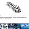 Clyxgs 5-Core Aviation Plug Connector Male Female 16mm Panel Mount Metal Wire Adapter 10PCS view 4