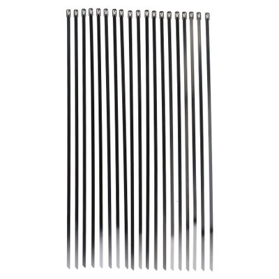 20pc Stainless Steel Metal Cable Ties Zip Ties 360mm x 4.6mm Fasteners Fastening