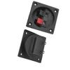 Aexit 2 PCS Cables & Interconnects Push in Type Horizontal Plastic Shell Speaker Power Cables Terminals Plate view 1