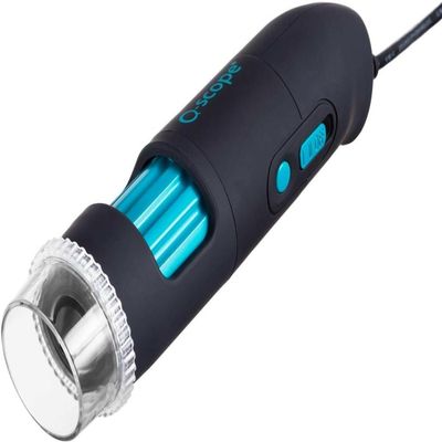 Q-Scope 80200-P 8MP 200X Handheld USB Microscope with Polarizer