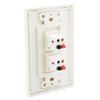 DIYTECH Premium 2 Speaker Wall Plate, Speaker Plug, Supports 2 Speaker Configurations, Speaker Port for Wall Speaker Wire, Speaker Wire in Wall, Wire Wall Plate - 1 Gang Screwless view 3