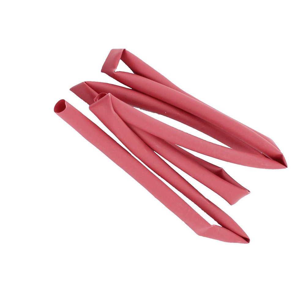 Aexit 600V 125C Wiring & Connecting Red Insulated Heat Shrink Tube Shrinkable Pipe Heat-Shrink Tubing 6mm 3.3ft