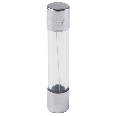 SeaChoice 11348; 5 Amp Agc Glass Fuses 5-Pack Made by SeaChoice