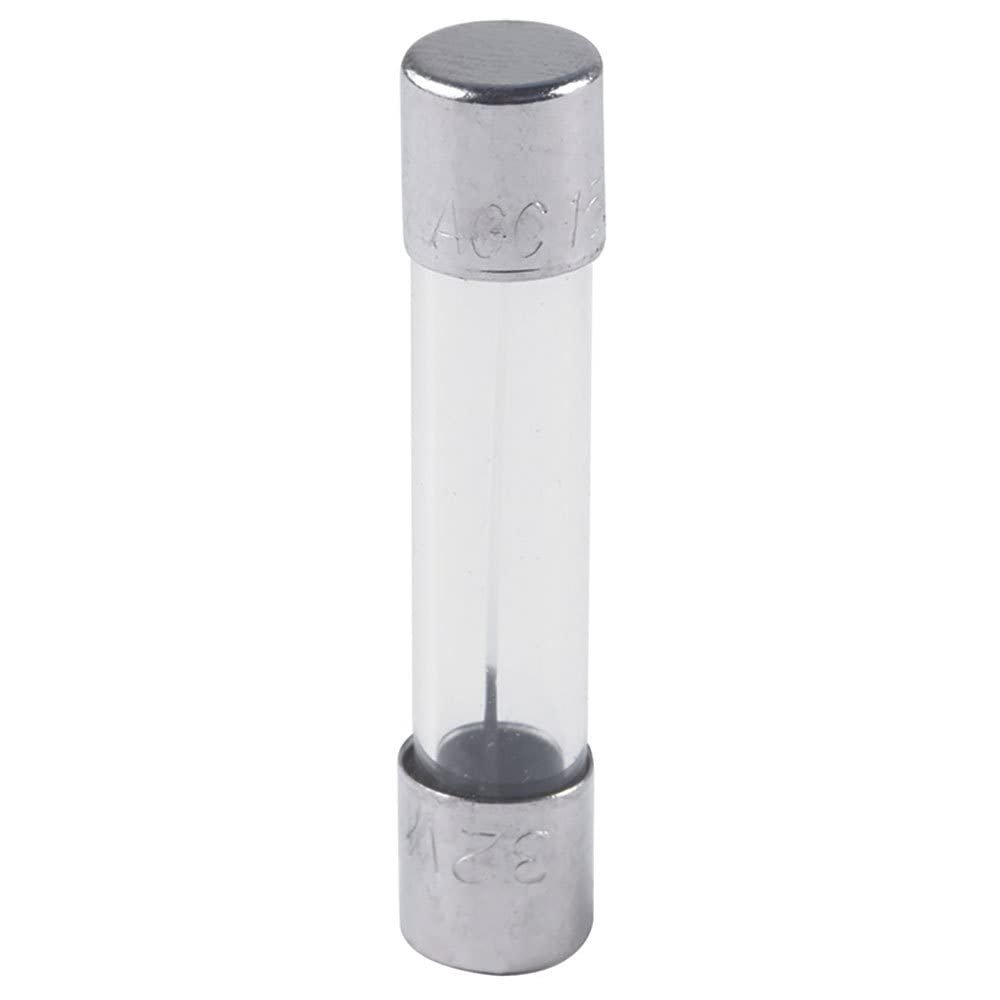SeaChoice 11353; 15 Amp Agc Glass Fuses 5-Pack Made by SeaChoice