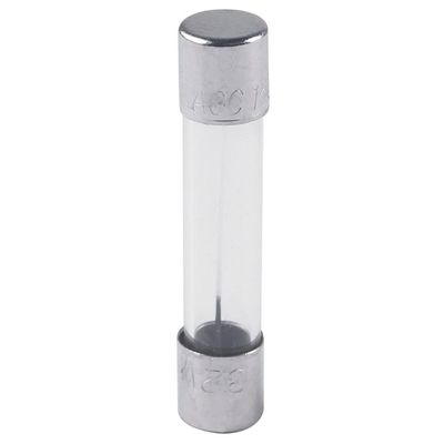 SeaChoice 11356; 25 Amp Agc Glass Fuses 5-Pack Made by SeaChoice