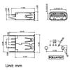 uxcell PCB USB Connector Type-A Female Jack 4 Pin Vertical Straight Insert 10Pcs view 4