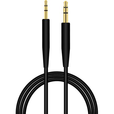 Aquelo Replacement QC35 II Headphone Replacement Cord Cable Compatible Bose QuietComfort 35 (Series II),Bose On-Ear 2/OE2/OE2i/QC25/QC35/Soundlink/SoundTrue Wireless Headphones (Black)