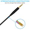 Aquelo Replacement QC35 II Headphone Replacement Cord Cable Compatible Bose QuietComfort 35 (Series II),Bose On-Ear 2/OE2/OE2i/QC25/QC35/Soundlink/SoundTrue Wireless Headphones (Black) view 2