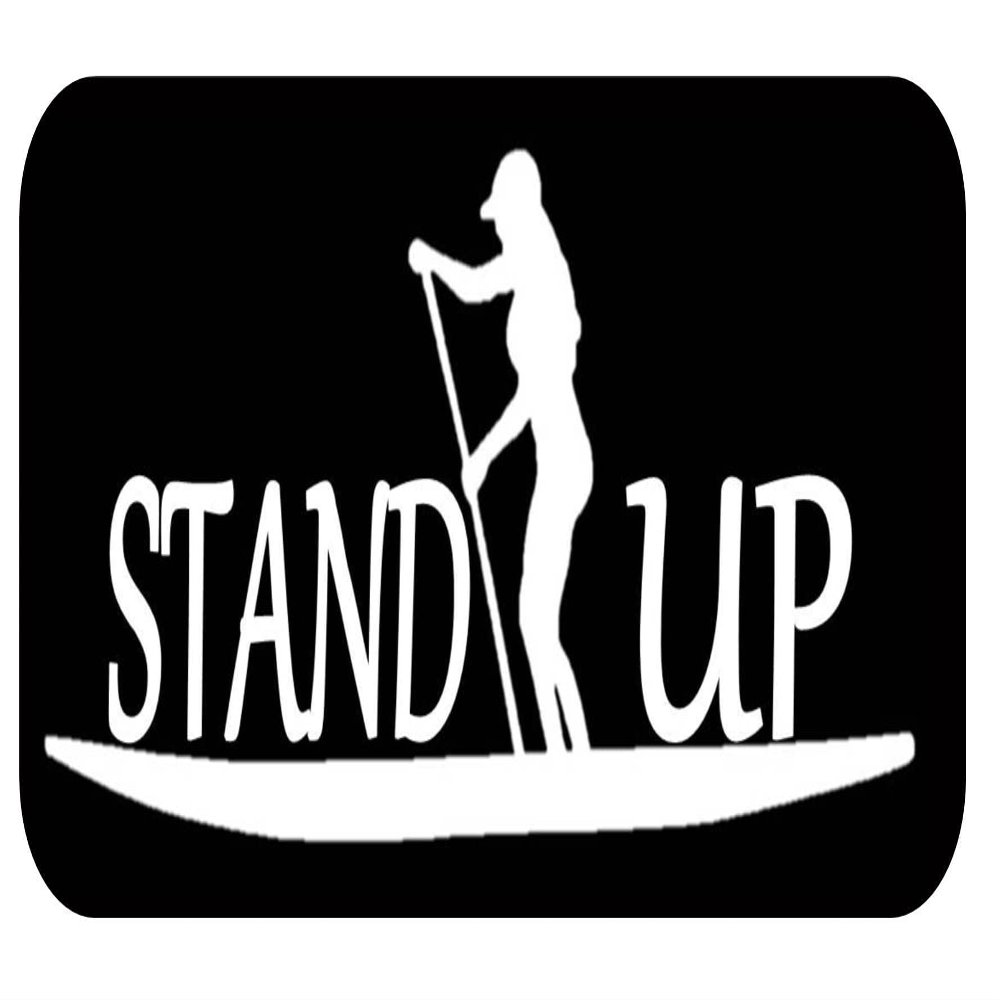 Stand Up Paddle Board Girl TP 558 Vinyl 8" Decal Sticker wall Rack Accessory