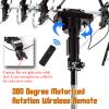 Five Star Outdoor Antenna HD TV 200 Miles Range with Motorized 360 Rotation, UHF/VHF/FM Radio with Infrared Remote Control view 2