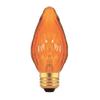 Bulbrite 40W Fiesta Style Chandelier Bulb, Medium Base, Amber (2 Pack Amber) view 1