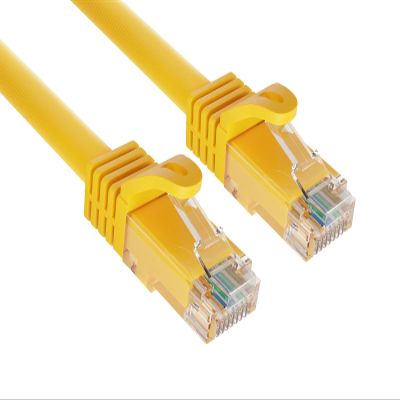 CableLeader 6ft Yellow Cat6a 500 MHz UTP Snagless Ethernet Network Patch Cable