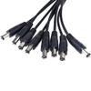 yan 40CM 8CH 8 Channel Power Supply Splitter for BNC Security Q-See Cable Cord Black view 2