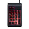 USB Numeric Keypad 19 Keys LED Backlight Digital Keyboard Number Pad for Microsoft Apple X OS for Compute PC Laptop view 1