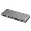 Aluminium 5 in 1 Type-C Combo for SD TF Card Reader Hub Adapter Splitter Converter for MacBook Pro(2016) 12 inch view 1