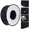 Portable 45CM Round Ring Flash Diffuser Speedlite Softbox Flash Light Foldable for Canon Nikon Speedlight view 2