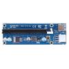PCI Express PCIE PCI-E Riser Card Molex 6Pin to SATA 1X 16X USB3.0 Extender Adapter for Mining Miner view 2