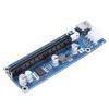 PCI Express PCIE PCI-E Riser Card Molex 6Pin to SATA 1X 16X USB3.0 Extender Adapter for Mining Miner view 4