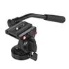 Aluminum Alloy Video Camera Tripod Fluid Drag Pan Head with Sliding Plate 1 4 3 8 Screws for DSLR Camera view 1