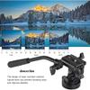 Aluminum Alloy Video Camera Tripod Fluid Drag Pan Head with Sliding Plate 1 4 3 8 Screws for DSLR Camera view 4