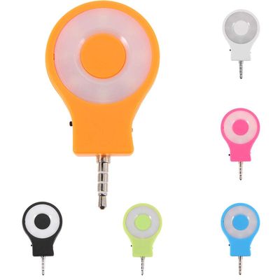 New LED Flash for Front Camera Phone Support for Multiple Photography Mini Selfie Sync Built-in 8 Led Light Flash