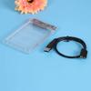 for Win 10 2.5 Inch Transparent USB3.0 to Sata 30 SSD HDD Case Tool Free 5 Gbps Support 2TB Hard Drive Enclosure view 3