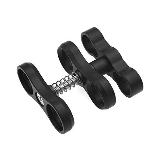 Aluminum Alloy Diving Lights Ball Butterfly Clip Arm Clamp Mount Photography Bracket for Underwater Camera Housings