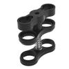 Aluminum Alloy Diving Lights Ball Butterfly Clip Arm Clamp Mount Photography Bracket for Underwater Camera Housings view 3